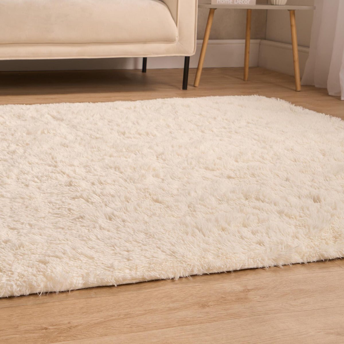 OHS Fluffy Rug Anti-Slip/Skid Shaggy Large Bedroom Non-Shed Floor Carpet Mat