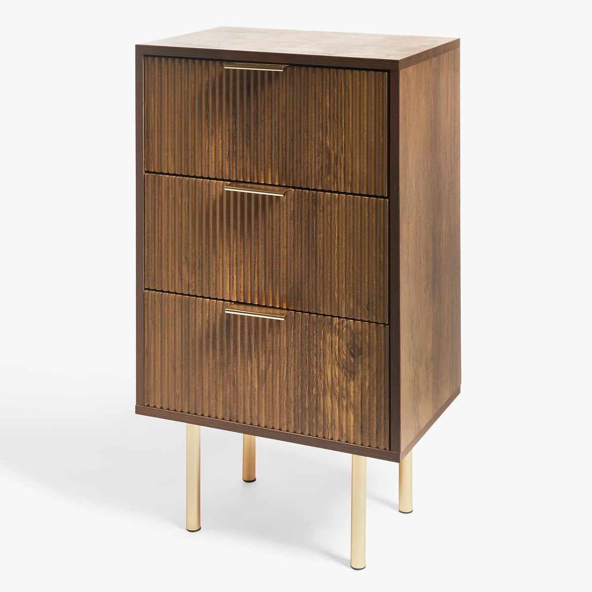 OHS Ribbed Drawer Unit Bedside Table 3/4/5/6 Draw Cabinet Nightstand Sideboard