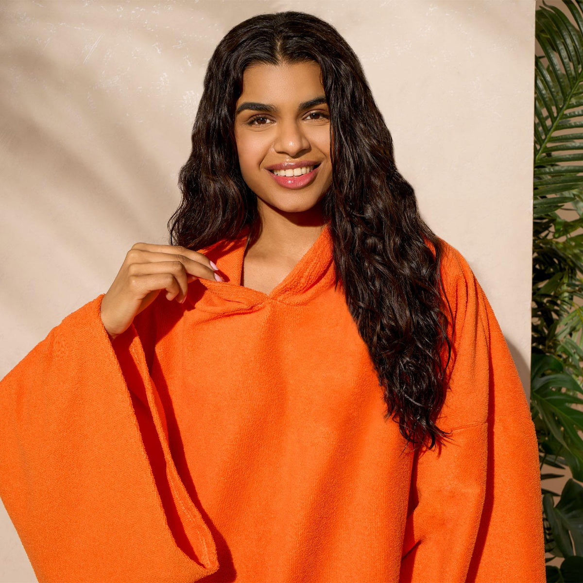 OHS Hooded Towel Poncho Adult Absorbent Dry Beach Swim Bath Changing Robe