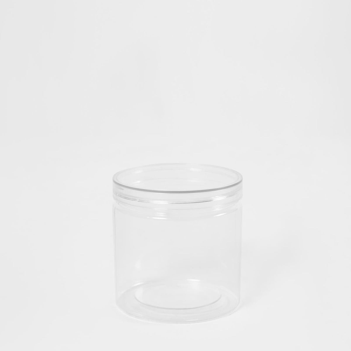 Storage Jar Round Plastic Food Organiser Tea Coffee Sugar Holder Tub Kitchen Pot