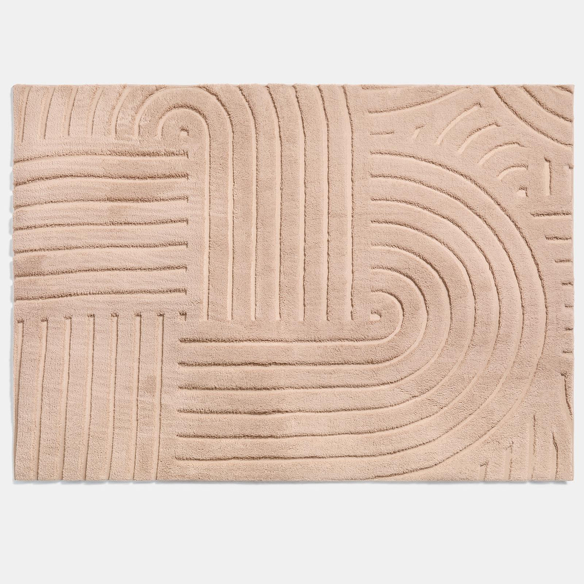OHS Tufted Arches Rug Living Room Modern Carpet Soft Non Slip Floor Area Mat