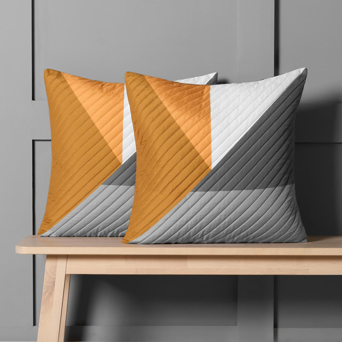Geometric Cushion Covers Pinsonic Pack of 2/4 Case Filled Pad 18" x 18" Home Set