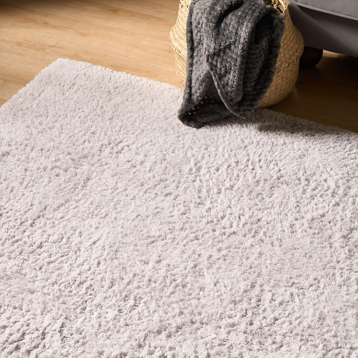 OHS Fluffy Teddy Rug Soft Bedroom Floor Carpet Plush Area Mats For Living Room