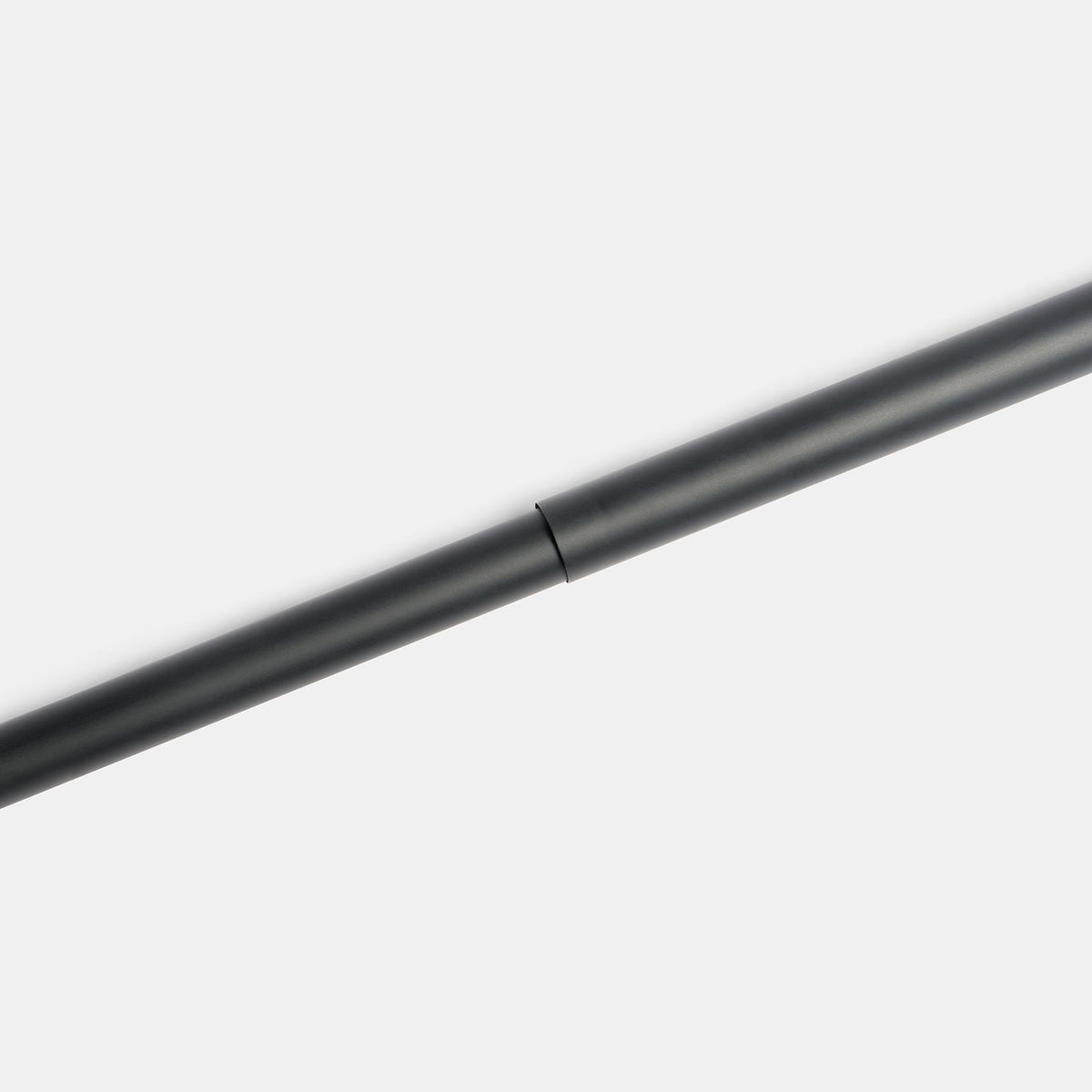 OHS 120-200cm Curtain Pole Extendable Metal 28mm Ball Trumpet Twist Finnials