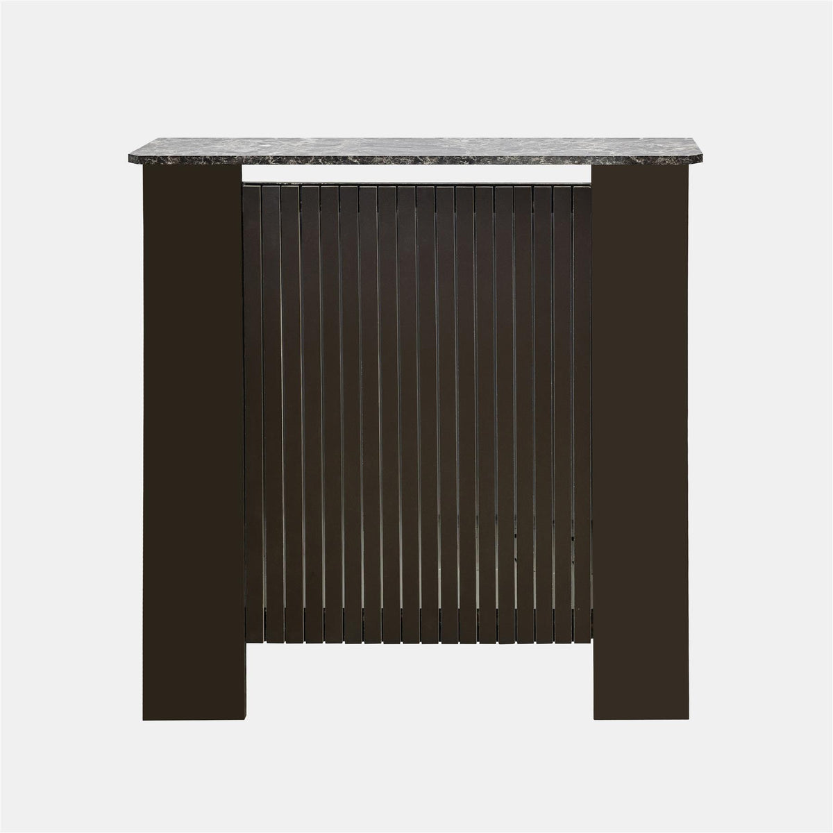 OHS Ribbed Radiator Cover Slatted Engineered Wood Side Board S M L Cabinet Shelf