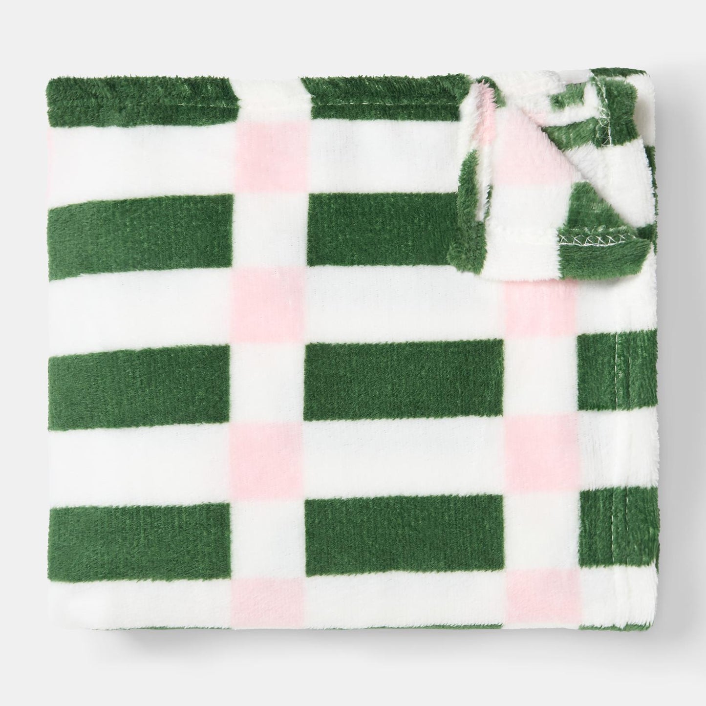 OHS Checkerboard Throw Ultra Soft Blanket Flannel Lightweight Bedspread