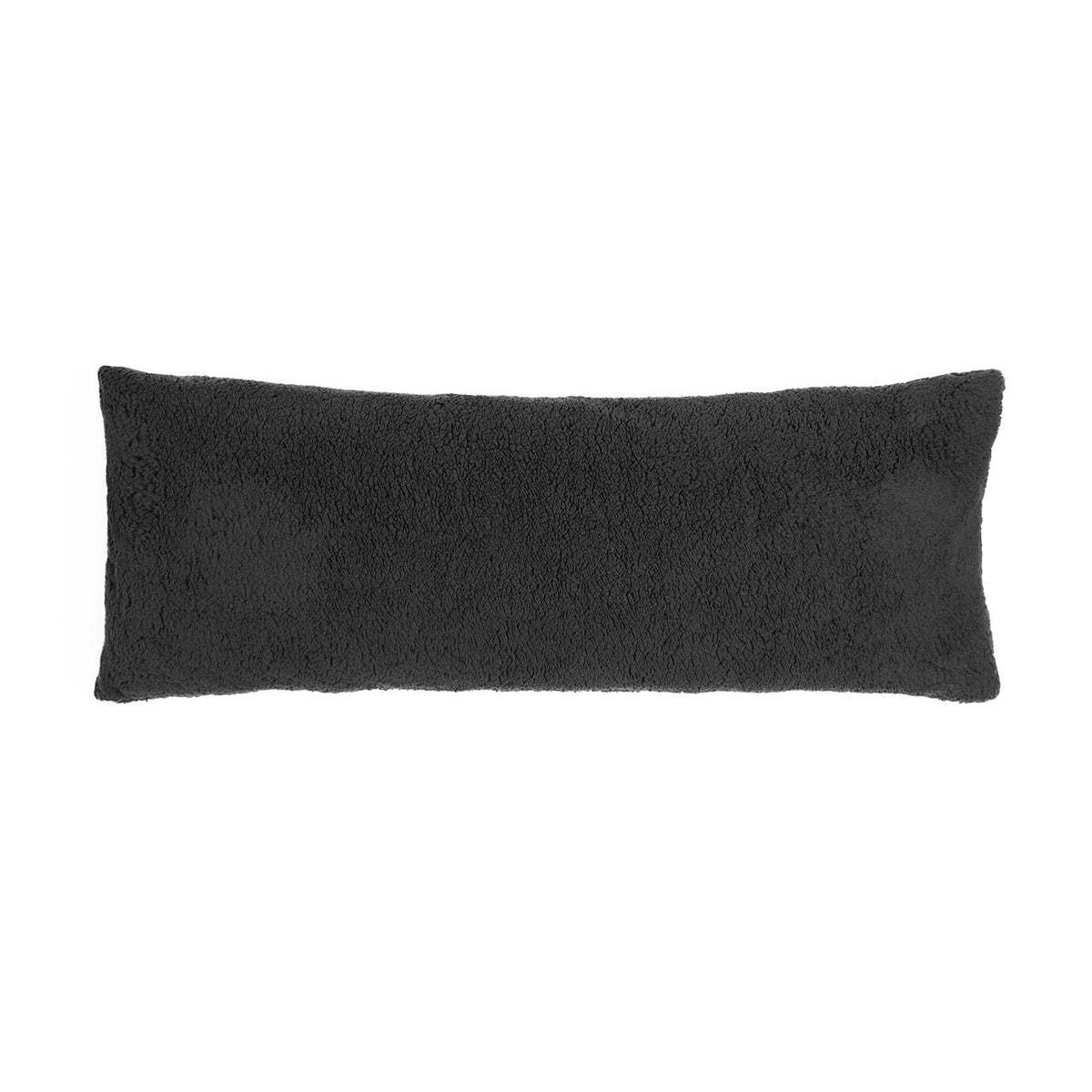 OHS Long Bolster Pillow Teddy Fleece Body Neck Pregnancy Support Cushion