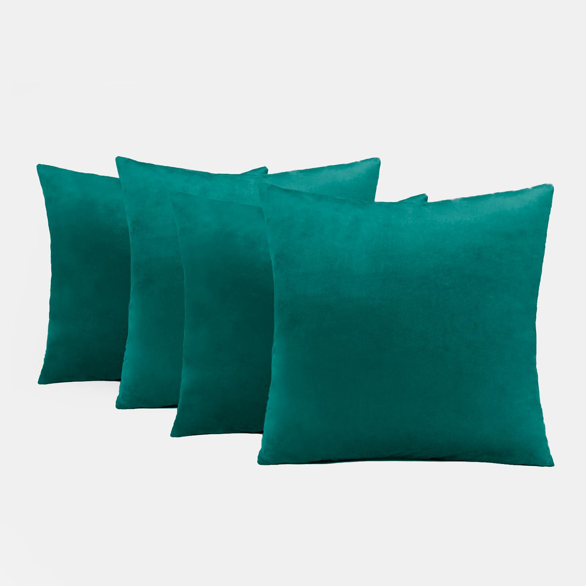 OHS Matte Velvet Cushion Covers Super Soft Luxury Square Pillowcases Multipack