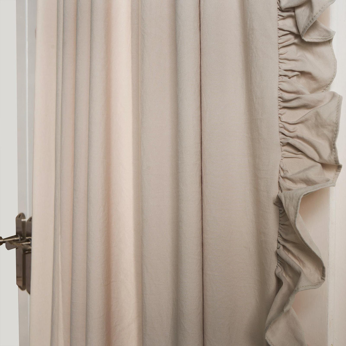 Frill Voile Net Curtains 2 Window Panels Sheer Rod Slot Top Textured Pair Set