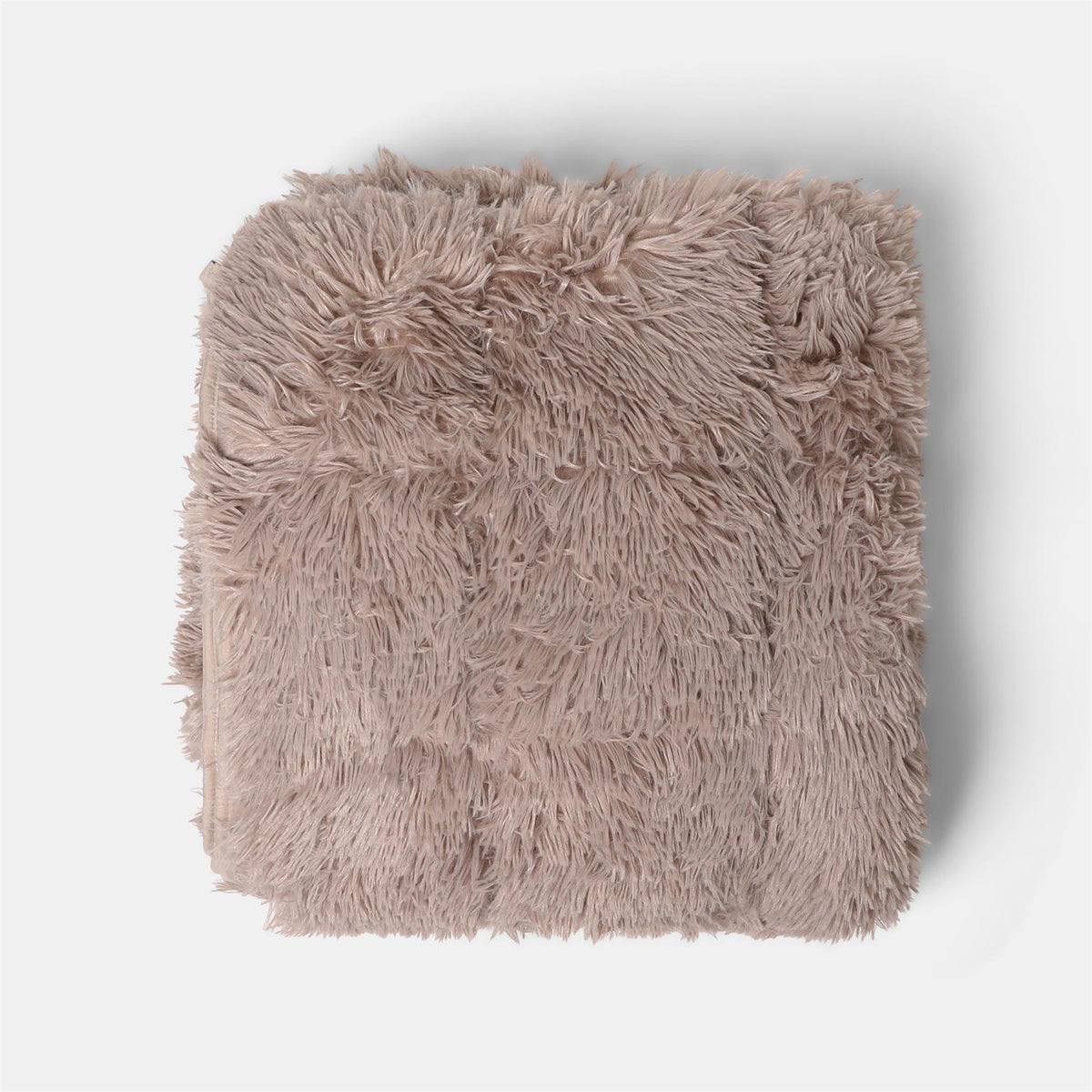 OHS Fluffy Fleece Weighted Blanket Sensory Adult Sleep Anxiety Soft Throw