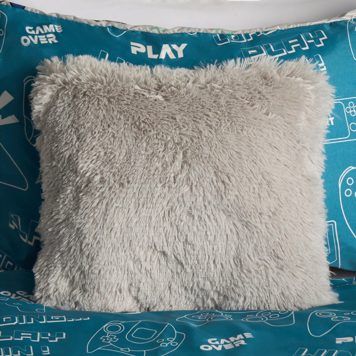OHS Fluffy Cushion Plump Filled Supersoft Fleece Insert Padded Chair Bed Pillow