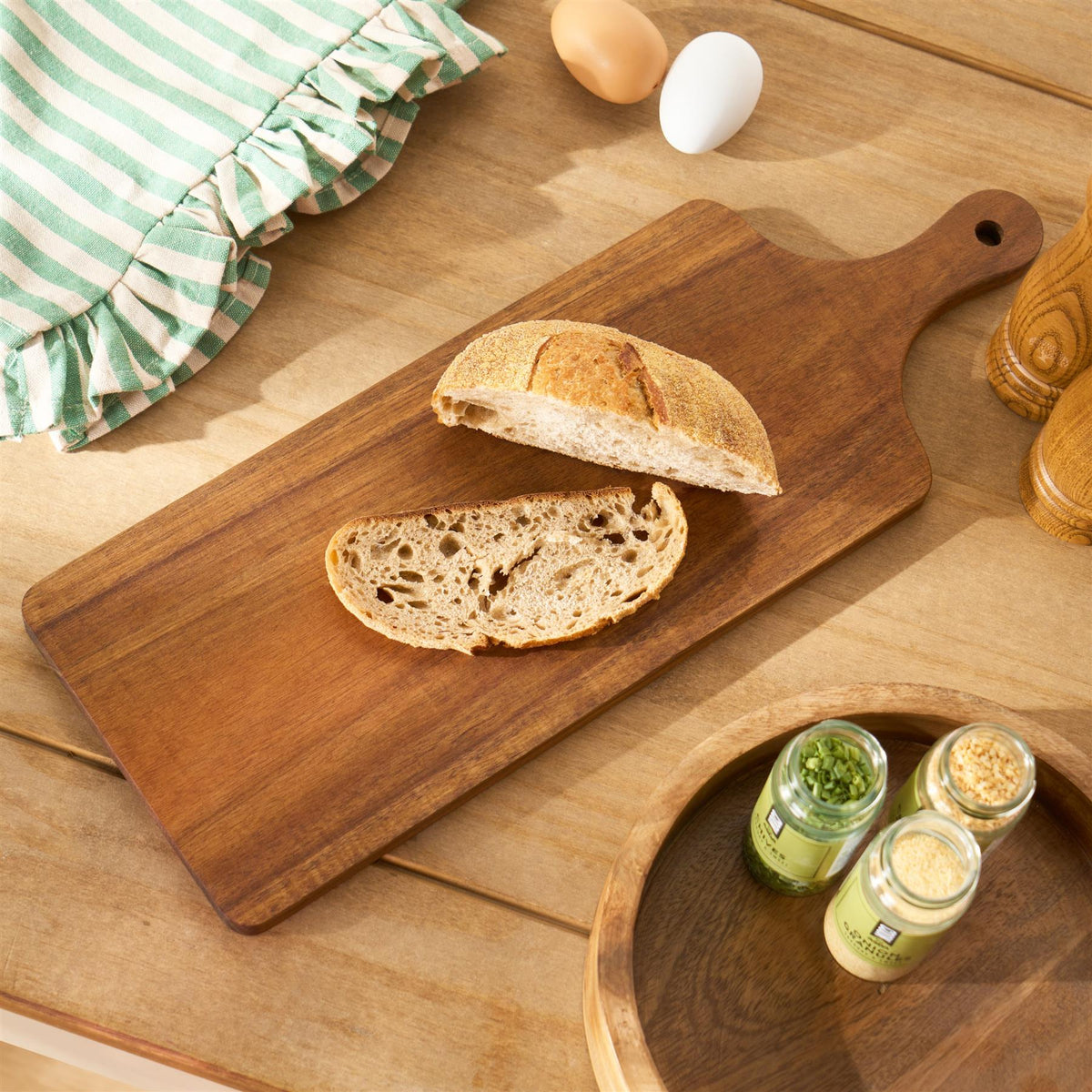 OHS Acacia Cutting Board Wood Chopping Serving Platter Decorative Cheeseboard