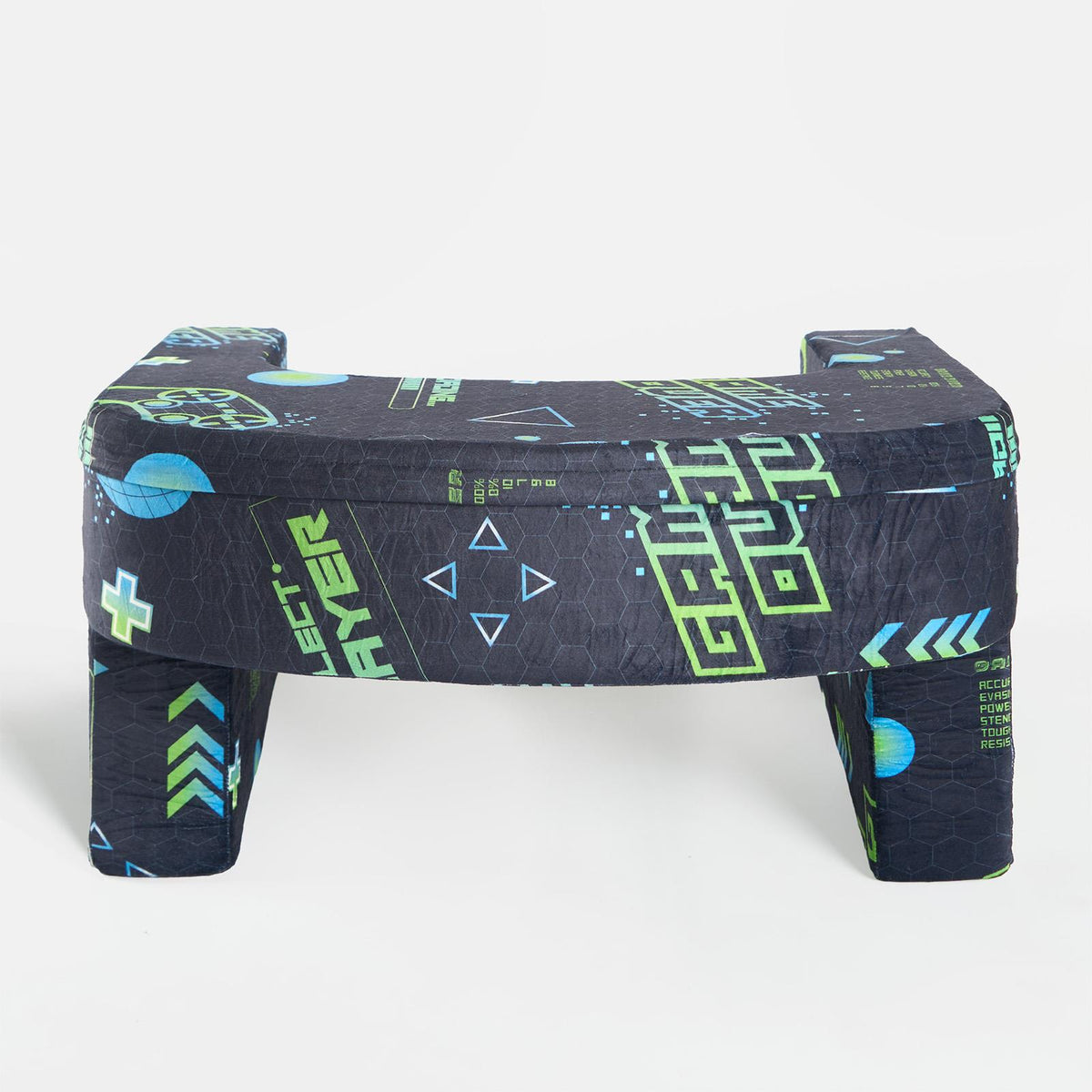 OHS Gaming Lap Pillow Cushion Matte Velvet Filled Laptop Table Tray with Pockets