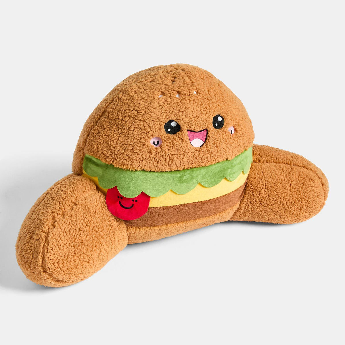OHS Character Cuddle Cushion Soft Fleece Reading Pillow with Arms Bed Chair