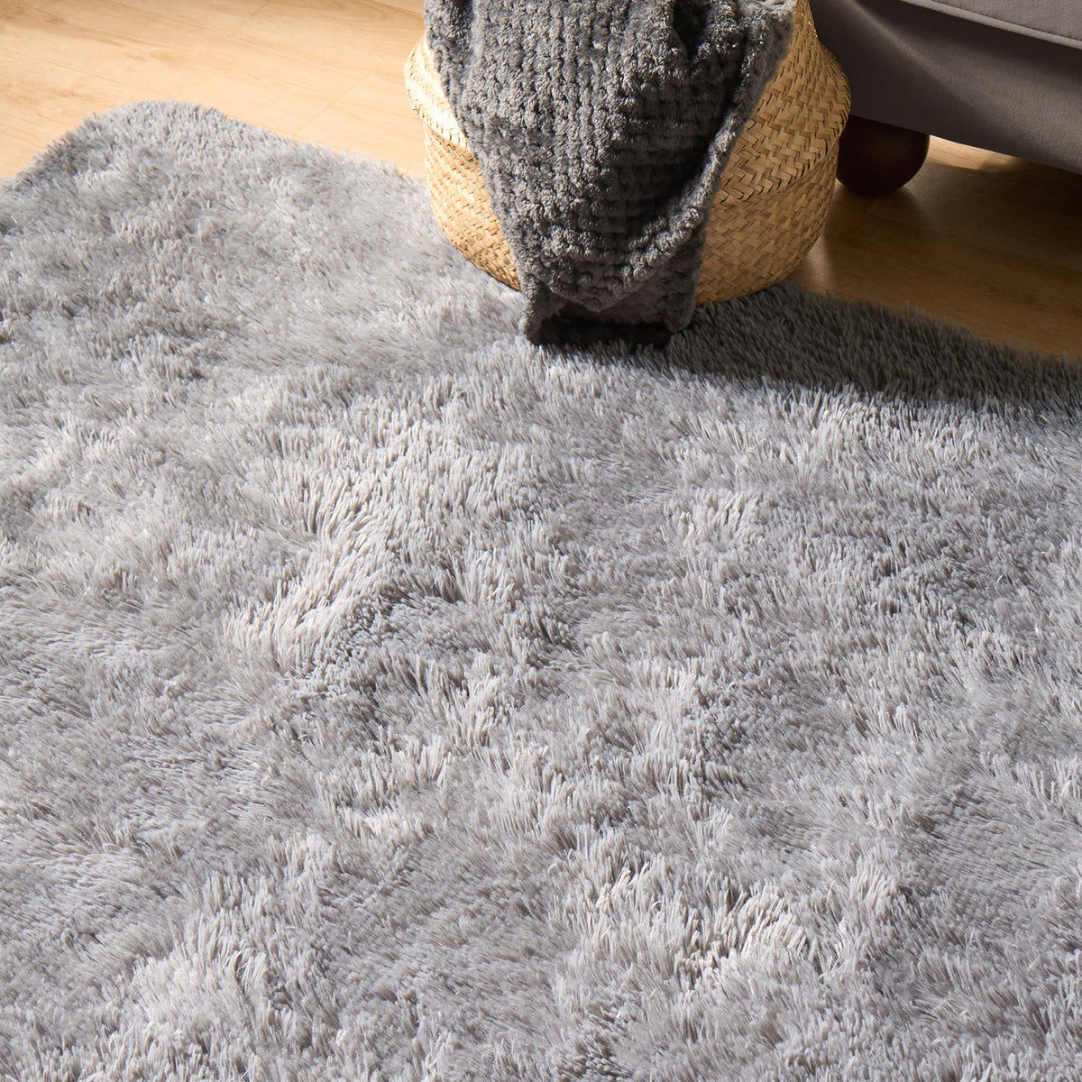 OHS Fluffy Rug Anti-Slip/Skid Shaggy Large Bedroom Non-Shed Floor Carpet Mat