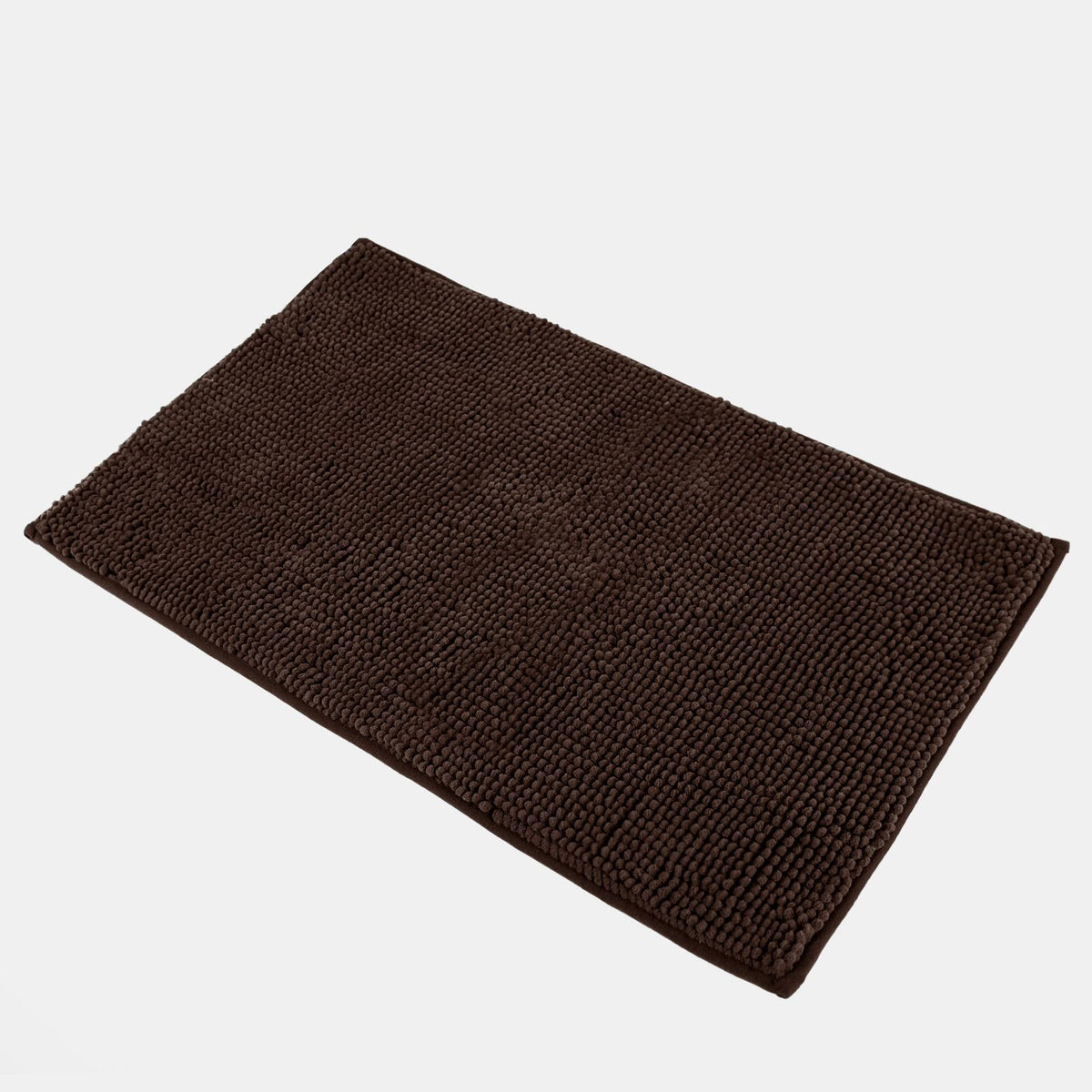 Brentfords Noodle Bath Mat Non Slip Shower Soft Highly Absorbent Chenille Shaggy