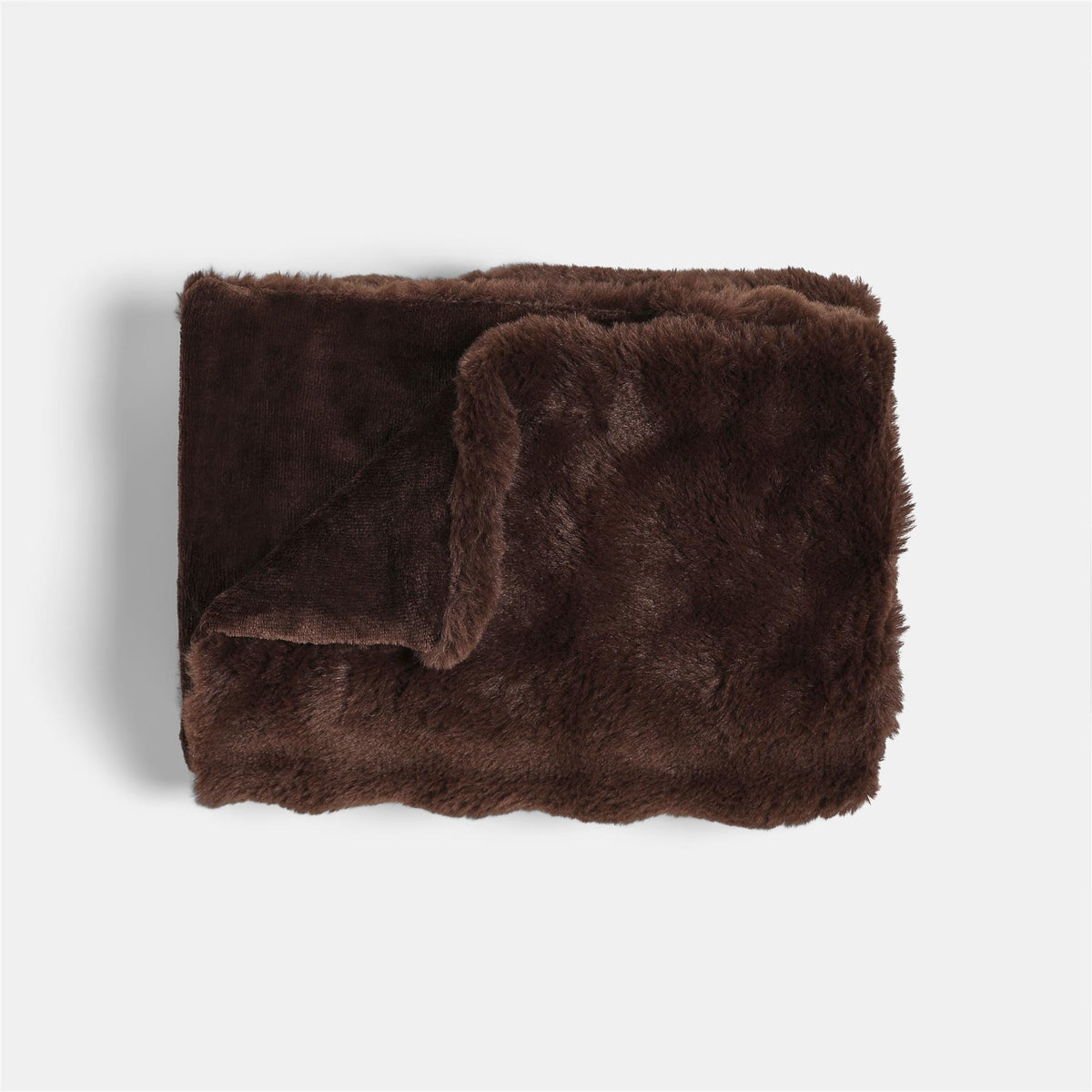 OHS Throw Bubble Faux Fur Blanket Winter Soft Warm Fleece Bedspread