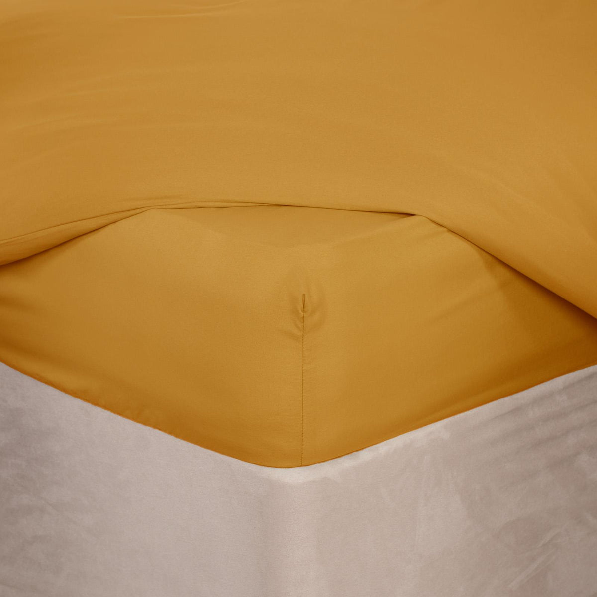 OHS Plain Duvet Cover & Pillowcase Reversible Bedding Set OR Fitted Sheet