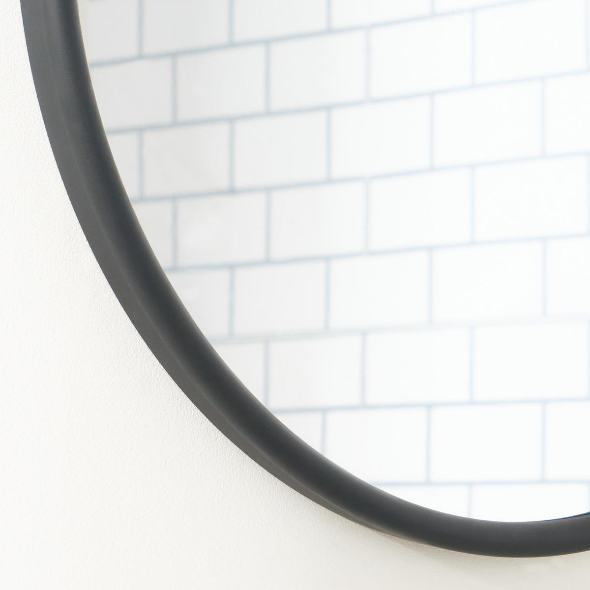 OHS Bathroom Mirror Metal Framed Vanity Wall Mounted Shower Home Decor