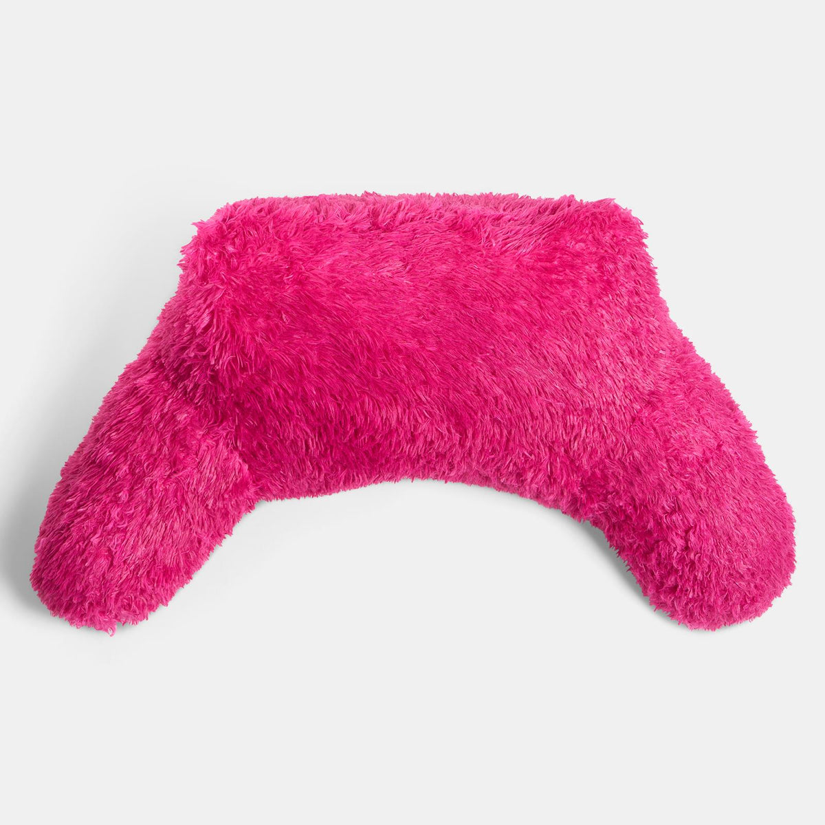 OHS Fluffy Cuddle Cushion Reading Pillow with Arms Lumbar Bed Chair