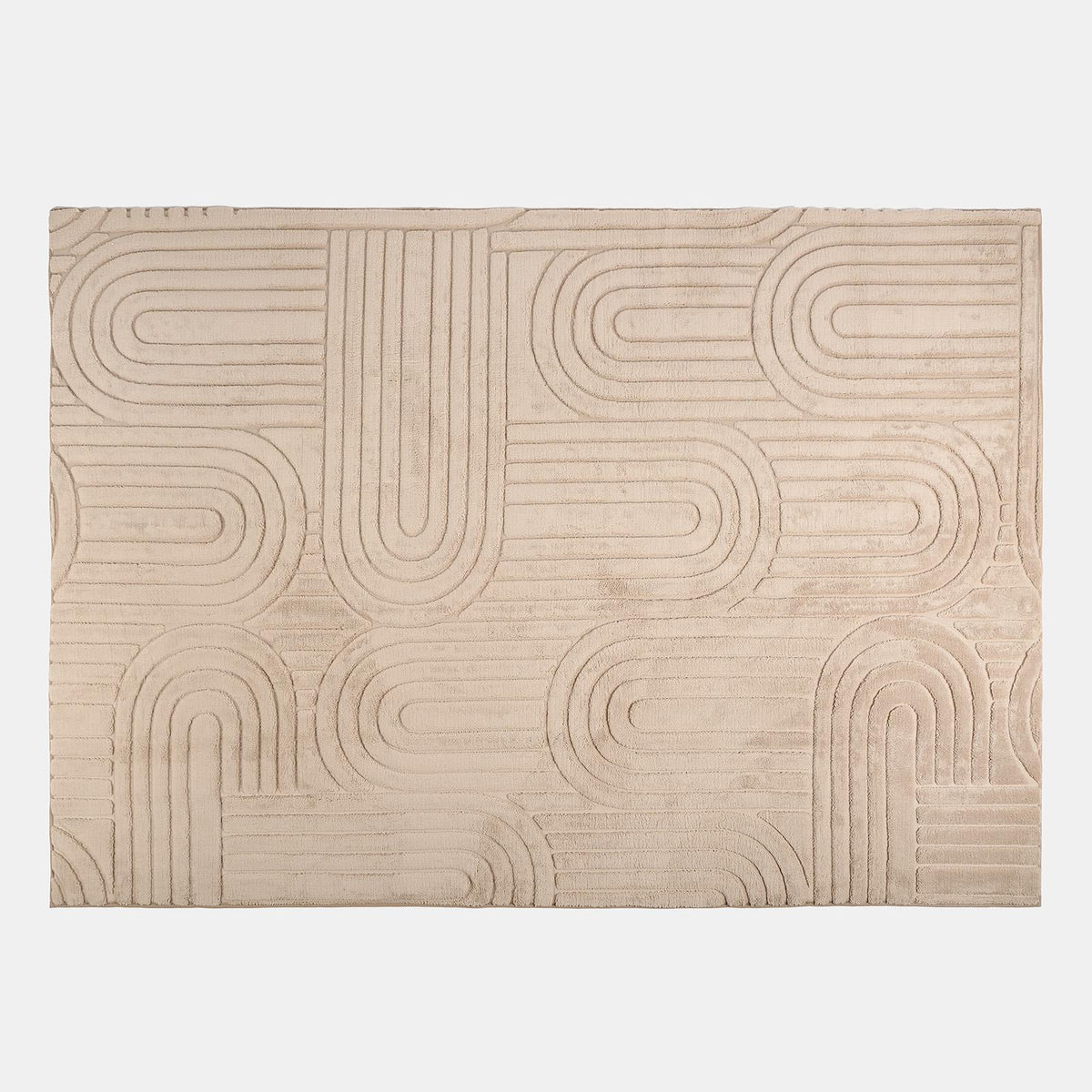 OHS Tufted Arches Rug Living Room Modern Carpet Soft Non Slip Floor Area Mat