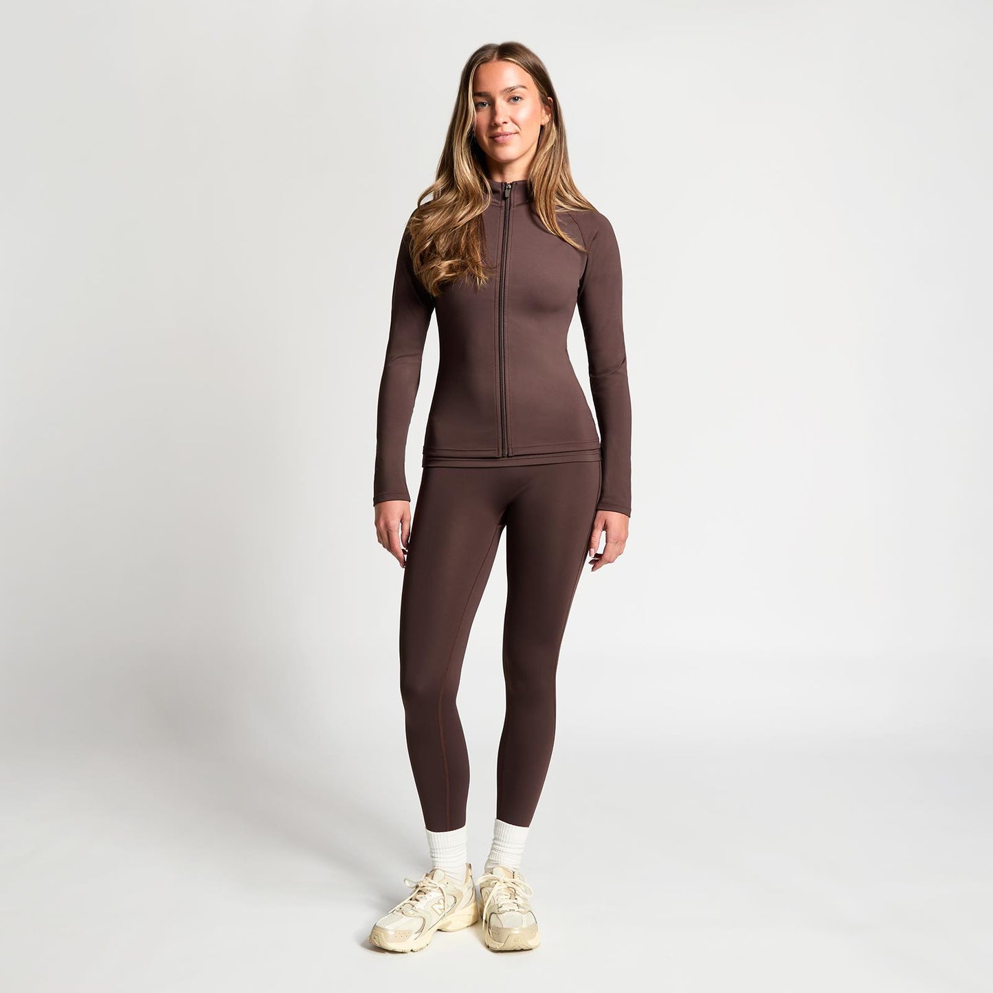 OHS Zip Up Top Long Sleeve Quick Dry Activewear JacketGym Workout Fitness Sports
