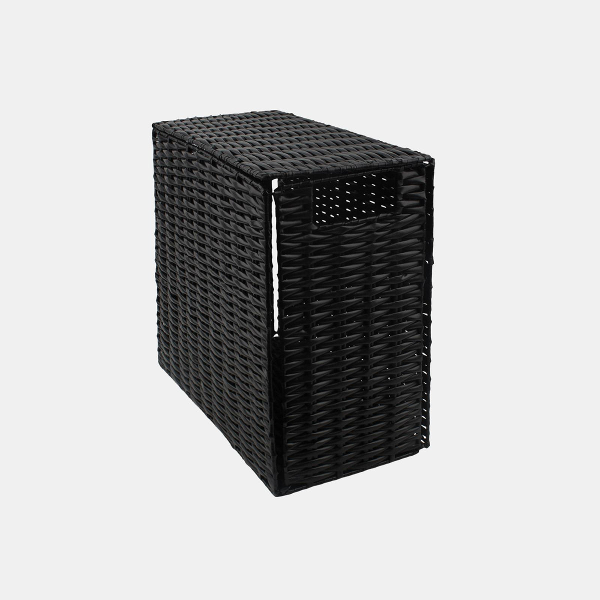 OHS Collapsible Laundry Basket Woven Folding Hamper Bathroom Corner Storage