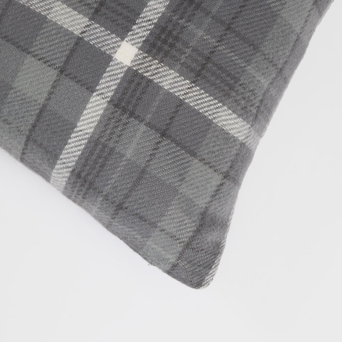 Woven Check Cushion Covers Tartan Pack of 2/4 Filled Case Pad Set 18" x 18" Home