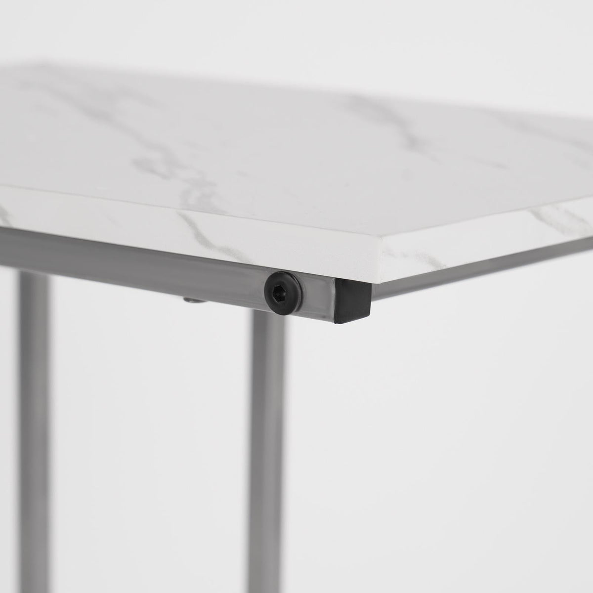 C Shape Table Coffee Laptop Side End Living Room Furniture Bedside Nightstand