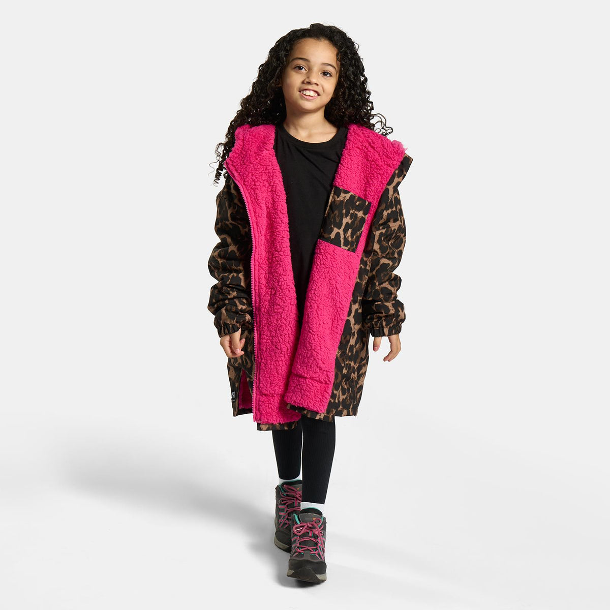 OHS Drying Changing Robe Sherpa Lined Water Resistant Oversize Coat Adults Kids