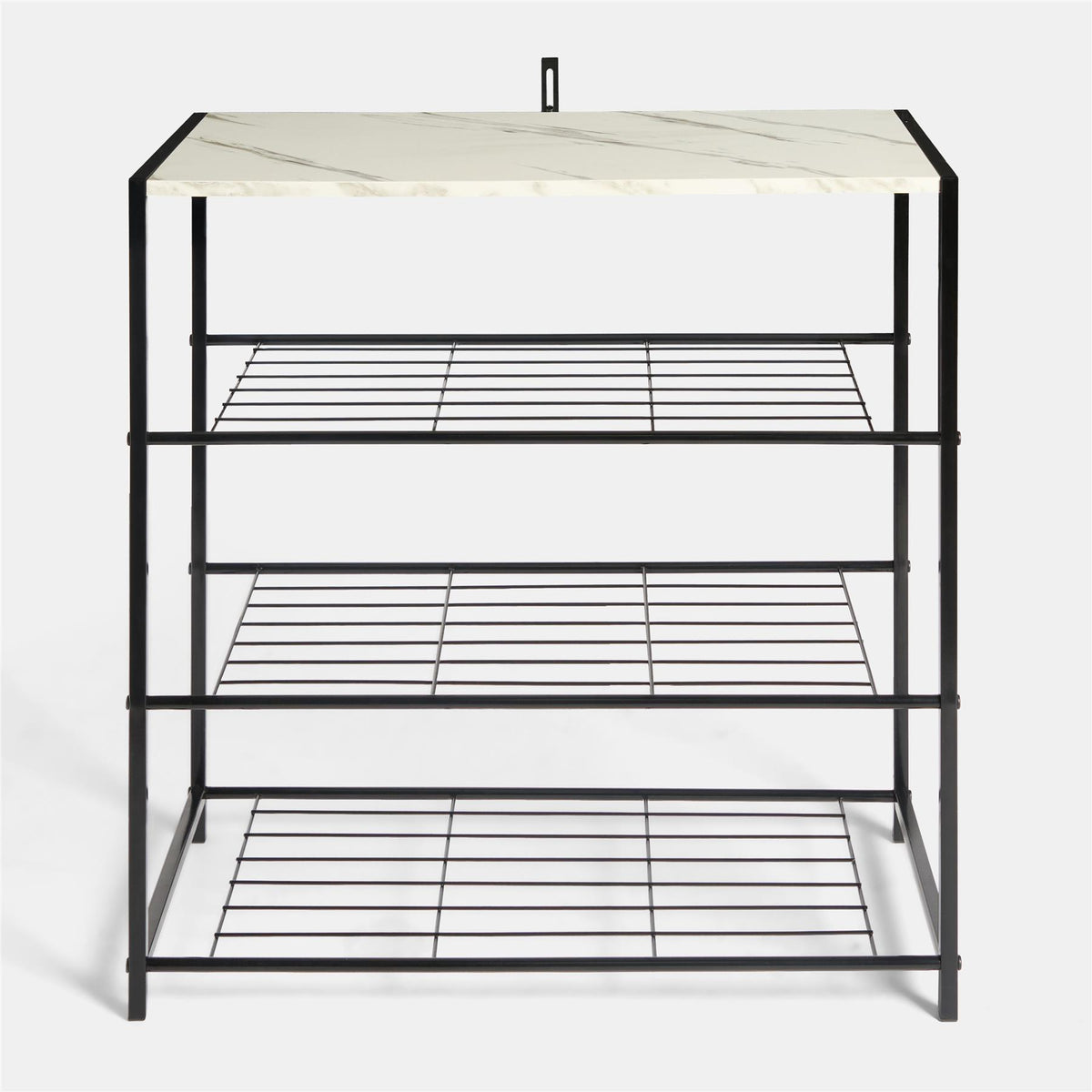 OHS Manhattan Shelf Storage 4 Tier Shoe Organiser Unit Hallway Office Home