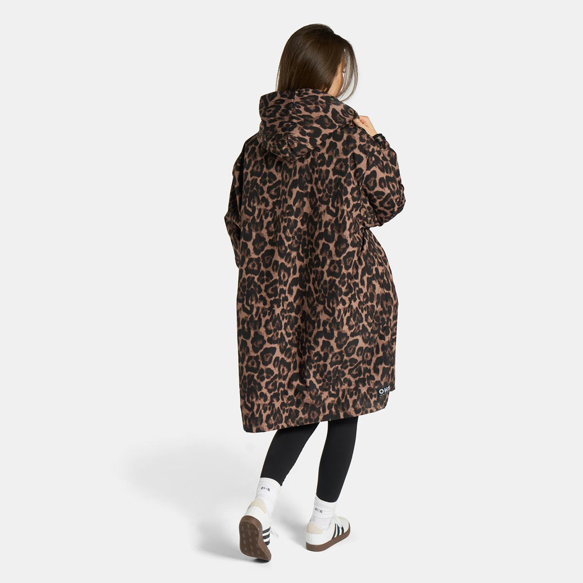OHS Drying Changing Robe Sherpa Lined Water Resistant Oversize Coat Adults Kids