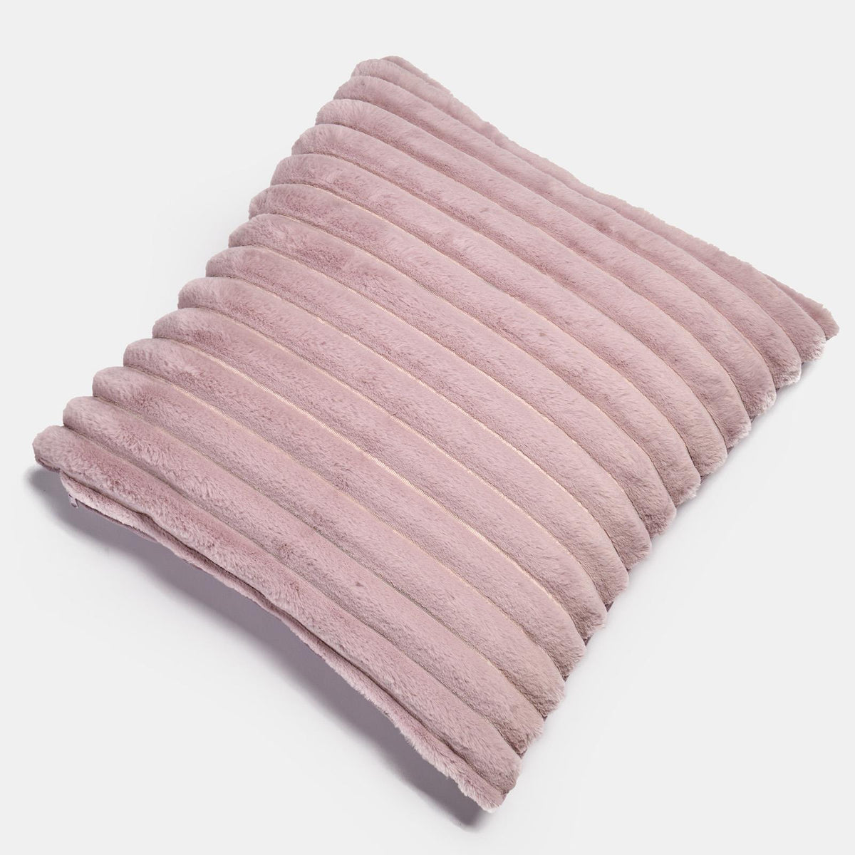 OHS Thick Rib Cushion Covers Faux Fur Soft Fleece Square Pillowcases Home Decor