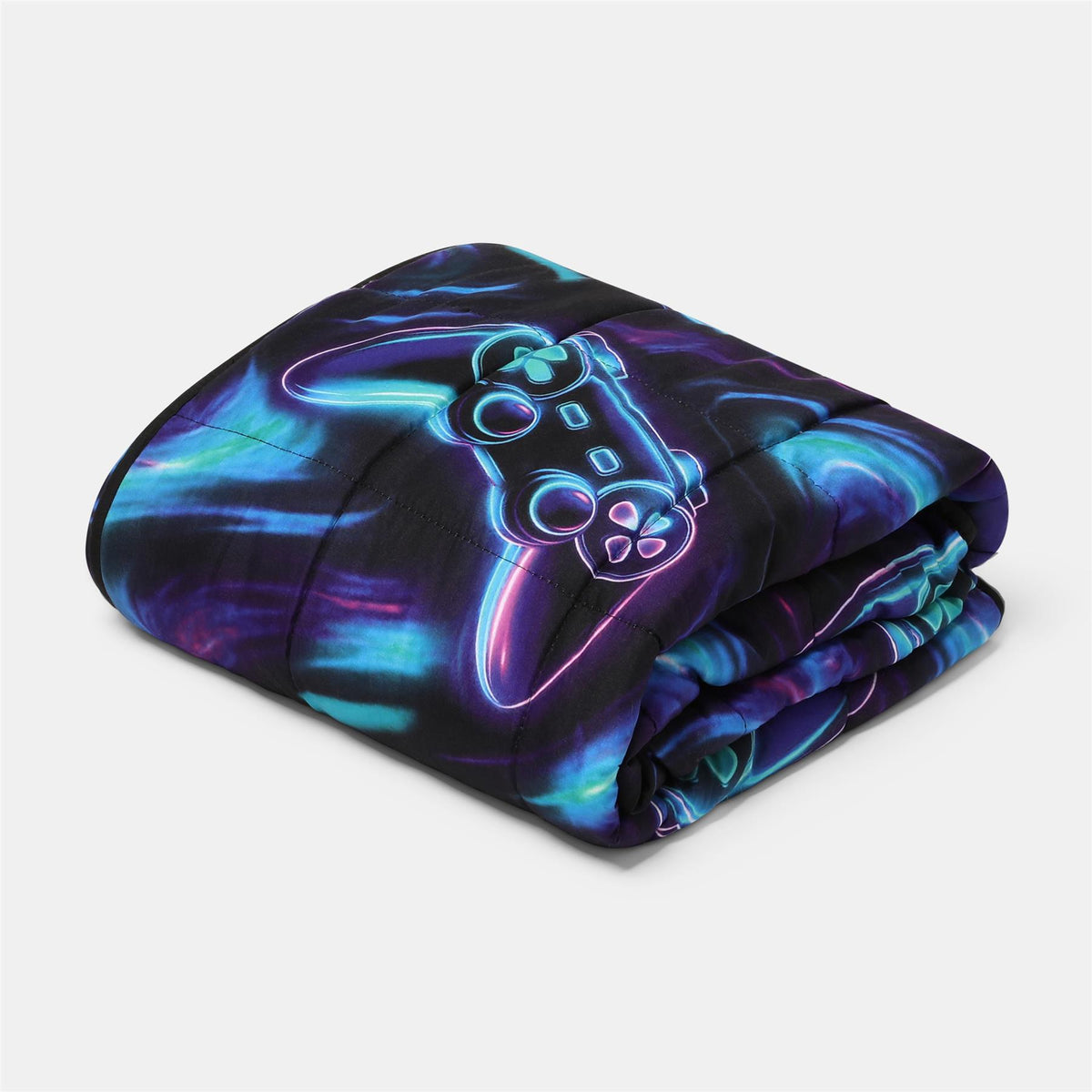 OHS Kids Teddy Fleece Weighted Blanket Printed Sleep Therapy Anxiety Throw