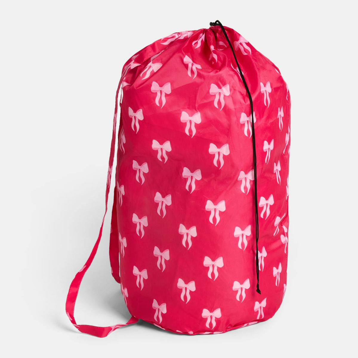 OHS Drawstring Laundry Bag Printed Travel Washing Backpack Lightweight Hamper