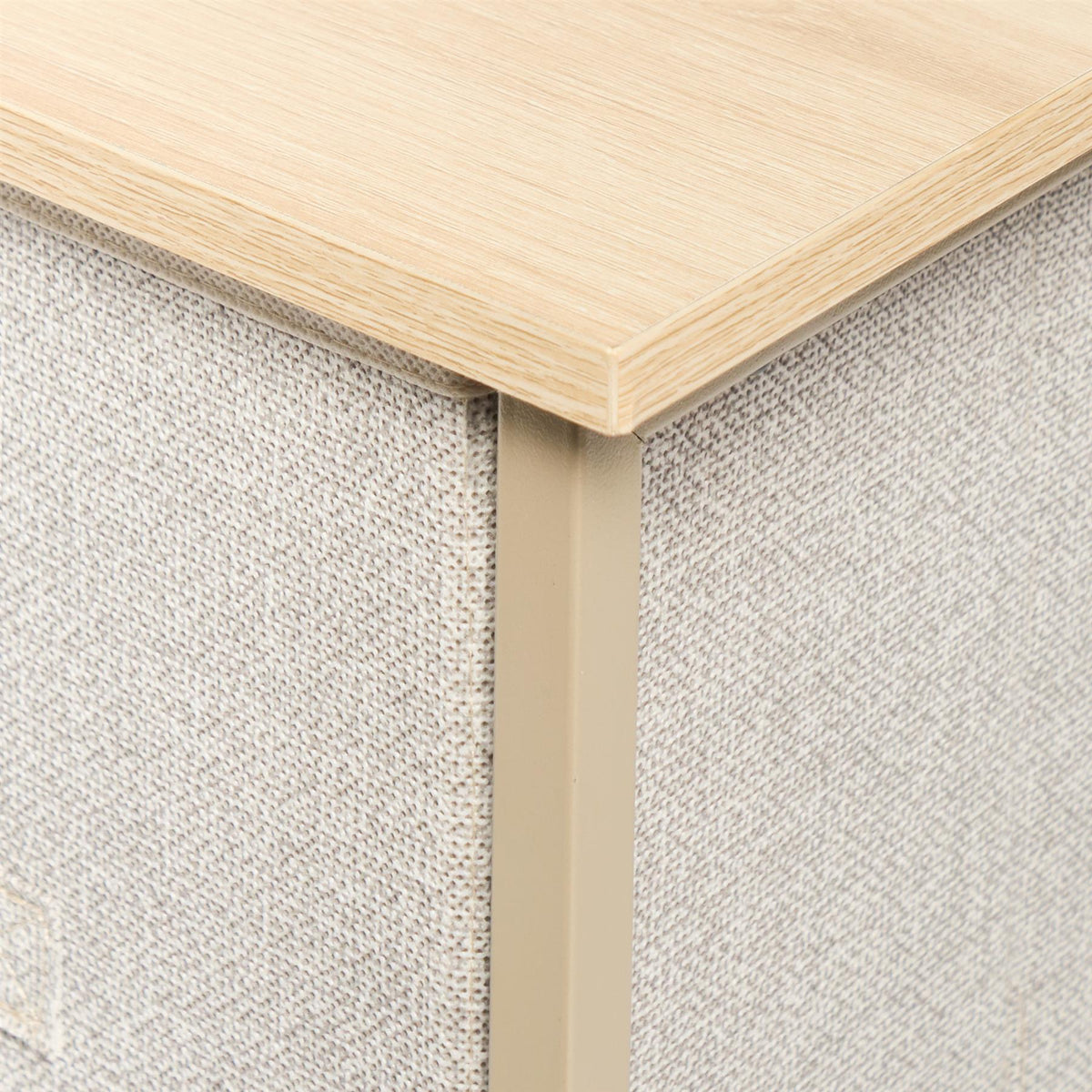 OHS Fabric Cabinet Bedside 2/3/4/5/6 Drawers Storage Unit Clothes Home Organiser