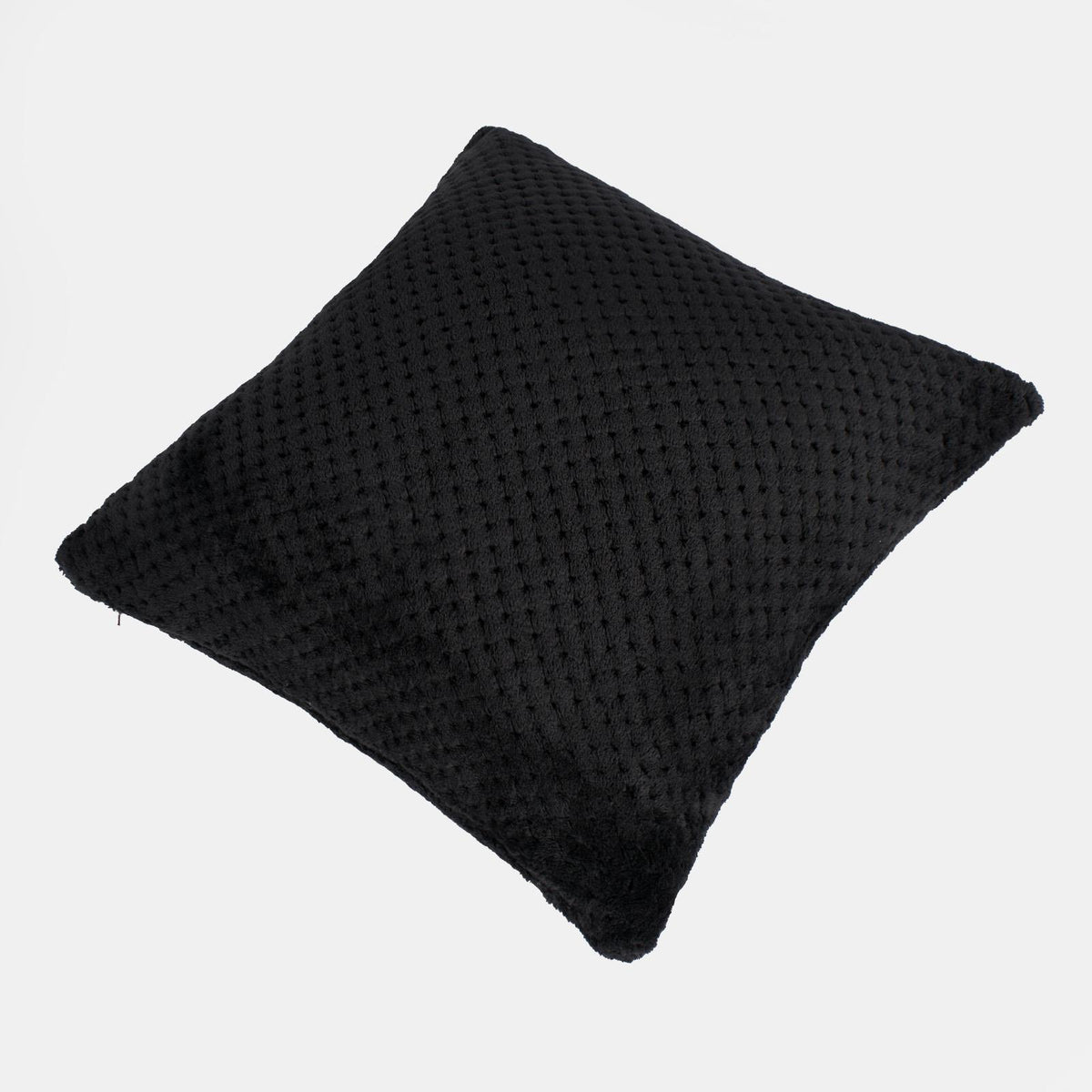 Brentfords Waffle Popcorn Fleece Set of 4 x Cushion Covers Pack Sofa - 18" x 18