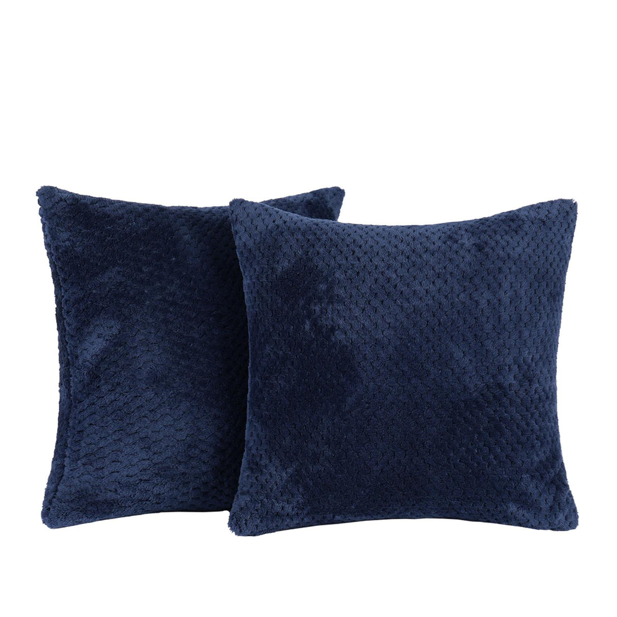 OHS Waffle Fleece Cushion Covers 2/4 Pack Soft Filler Decor
