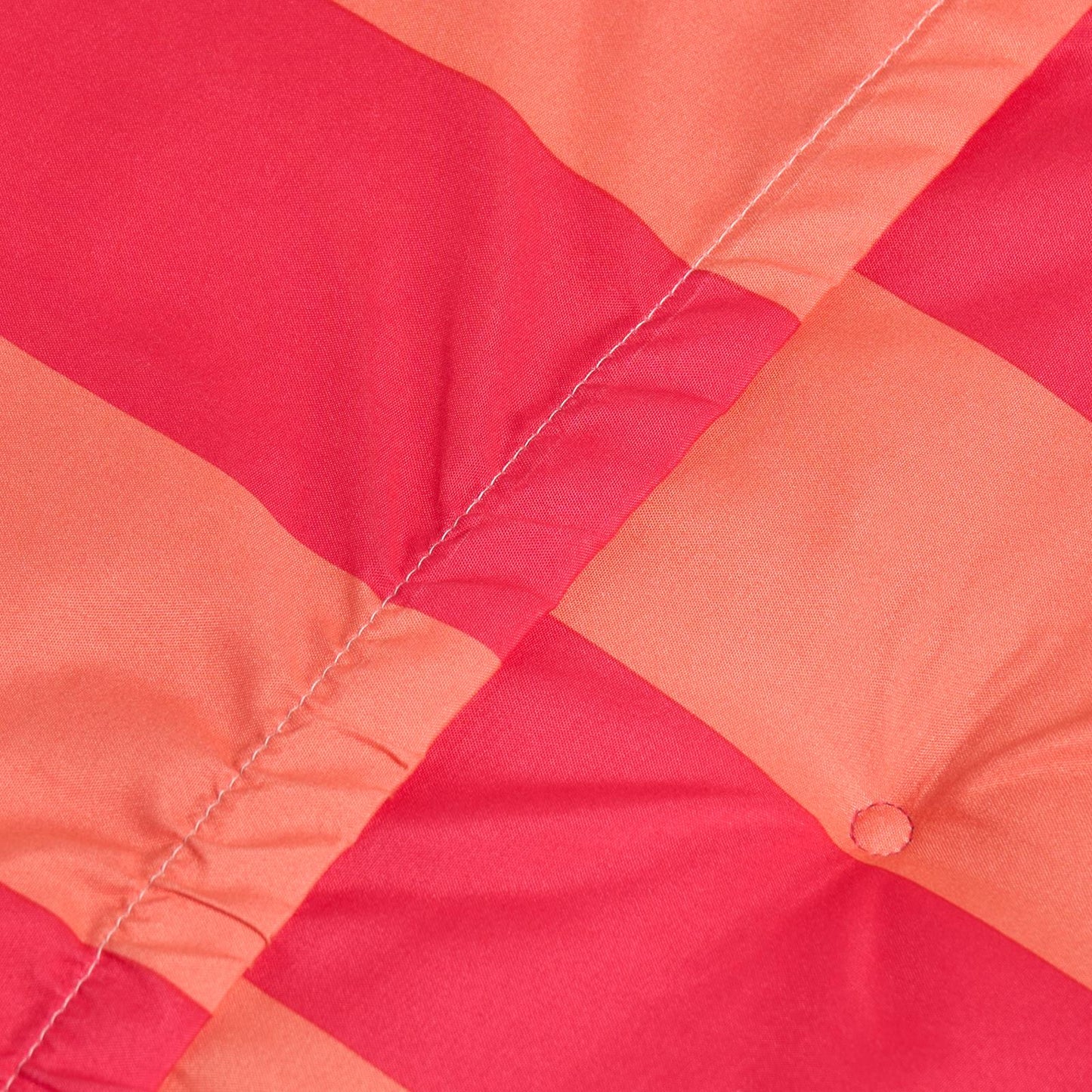 OHS Garden Seat Pad 2 Pack Stripe High Back Filled Chair Cushion Outdoor Indoor