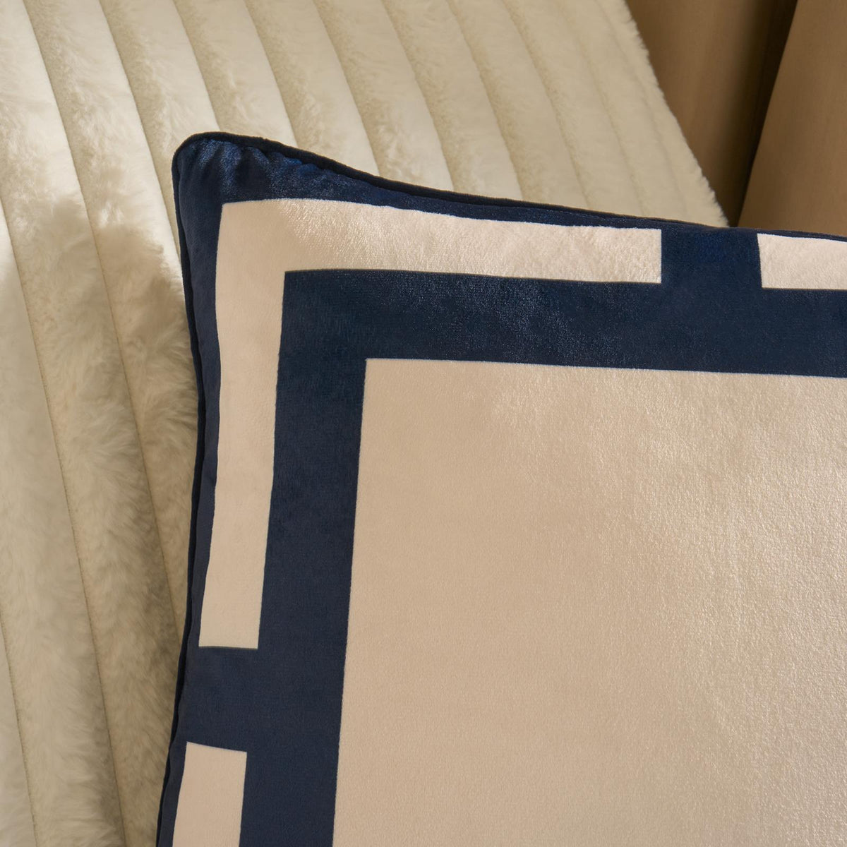 OHS Square Print Cushion Covers Matte Velvet Living Room Pillowcases Home Decor