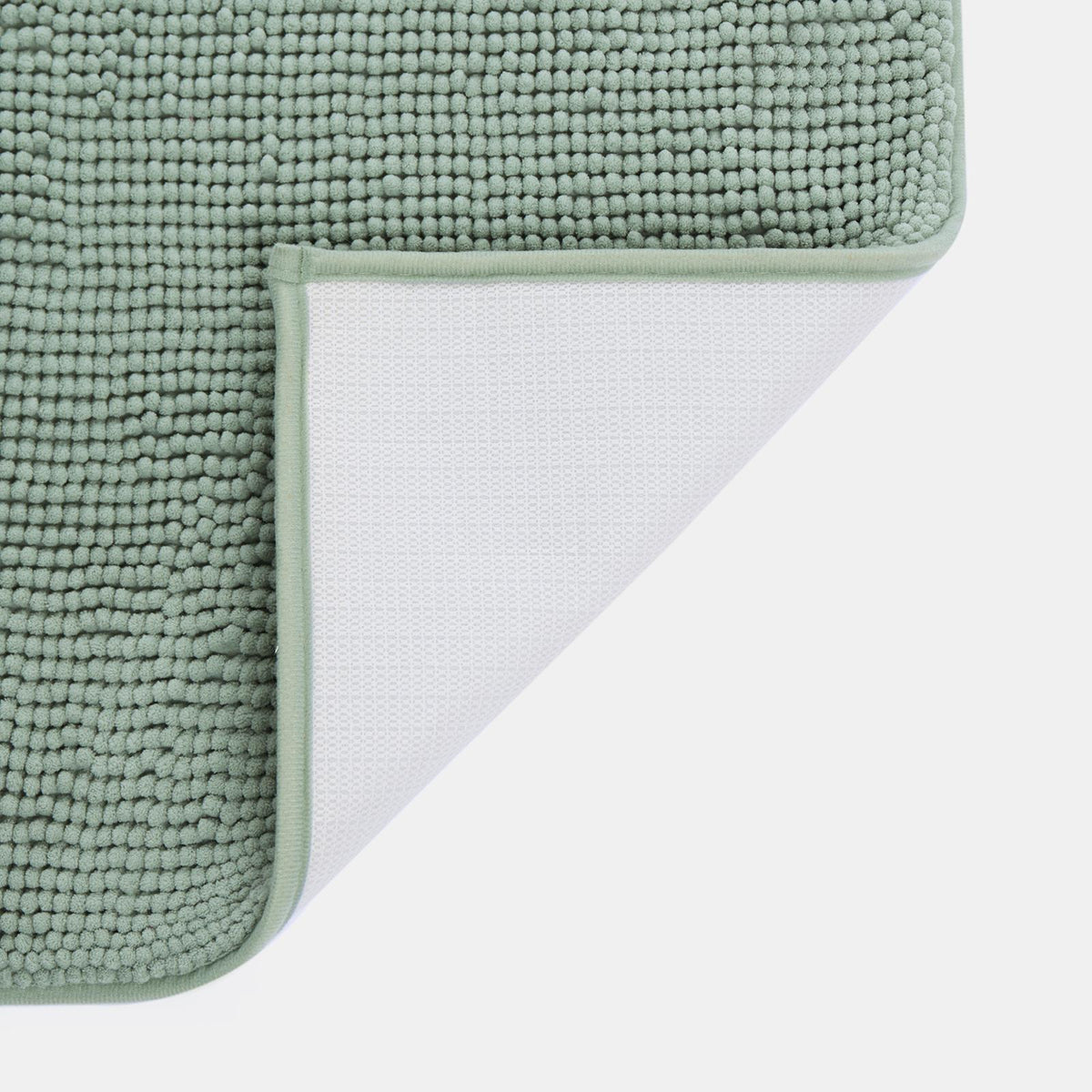 Brentfords Noodle Bath Mat Non Slip Shower Soft Highly Absorbent Chenille Shaggy