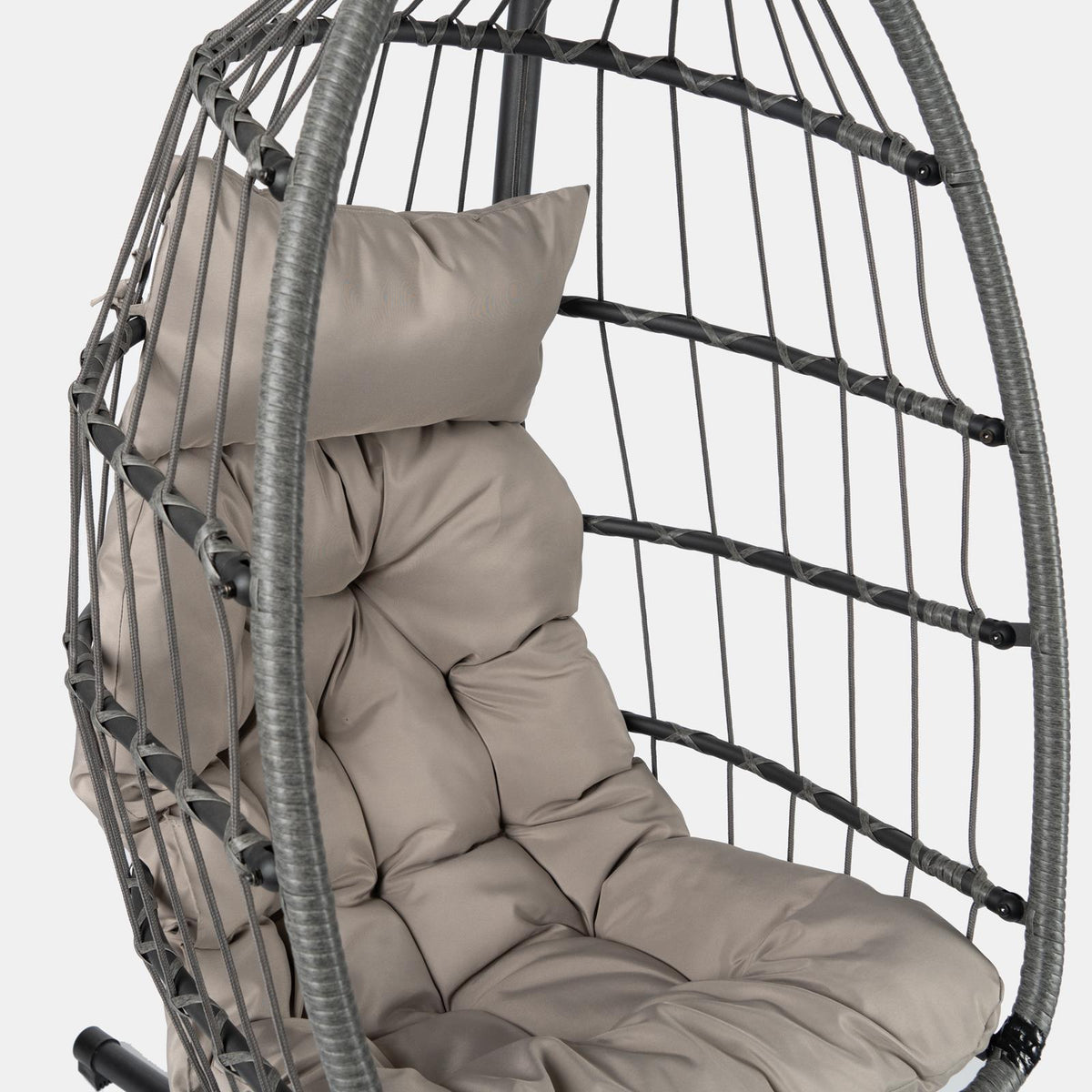 OHS Hanging Egg Chair Outdoor Garden Furniture Patio Seat Hammock Pod Seat Swing