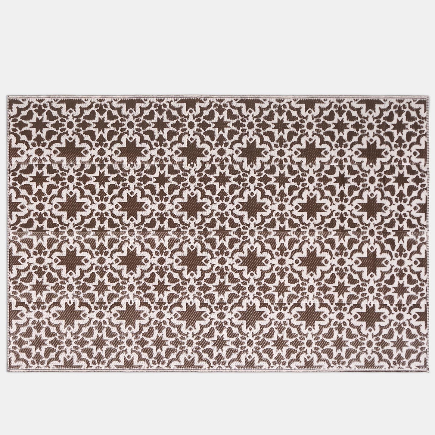 OHS Tiles Print Garden Rug Outdoor Waterproof Area Mat Patio Decor