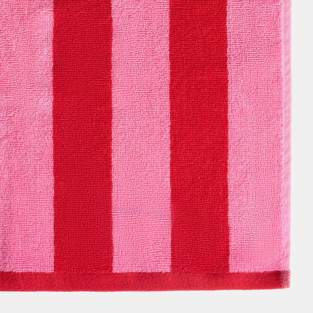 OHS Stripe 100% Cotton Bath Hand Towel Hotel Luxury Shower Soft Absorbent