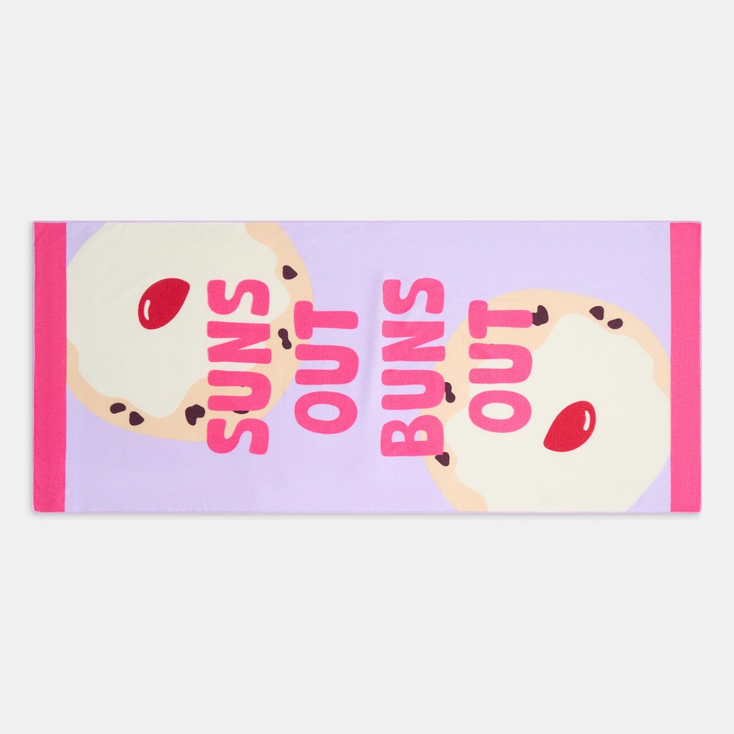 OHS Slogan Beach Towel Printed Quick Dry Summer Travel Microfibre Absorbent Swim