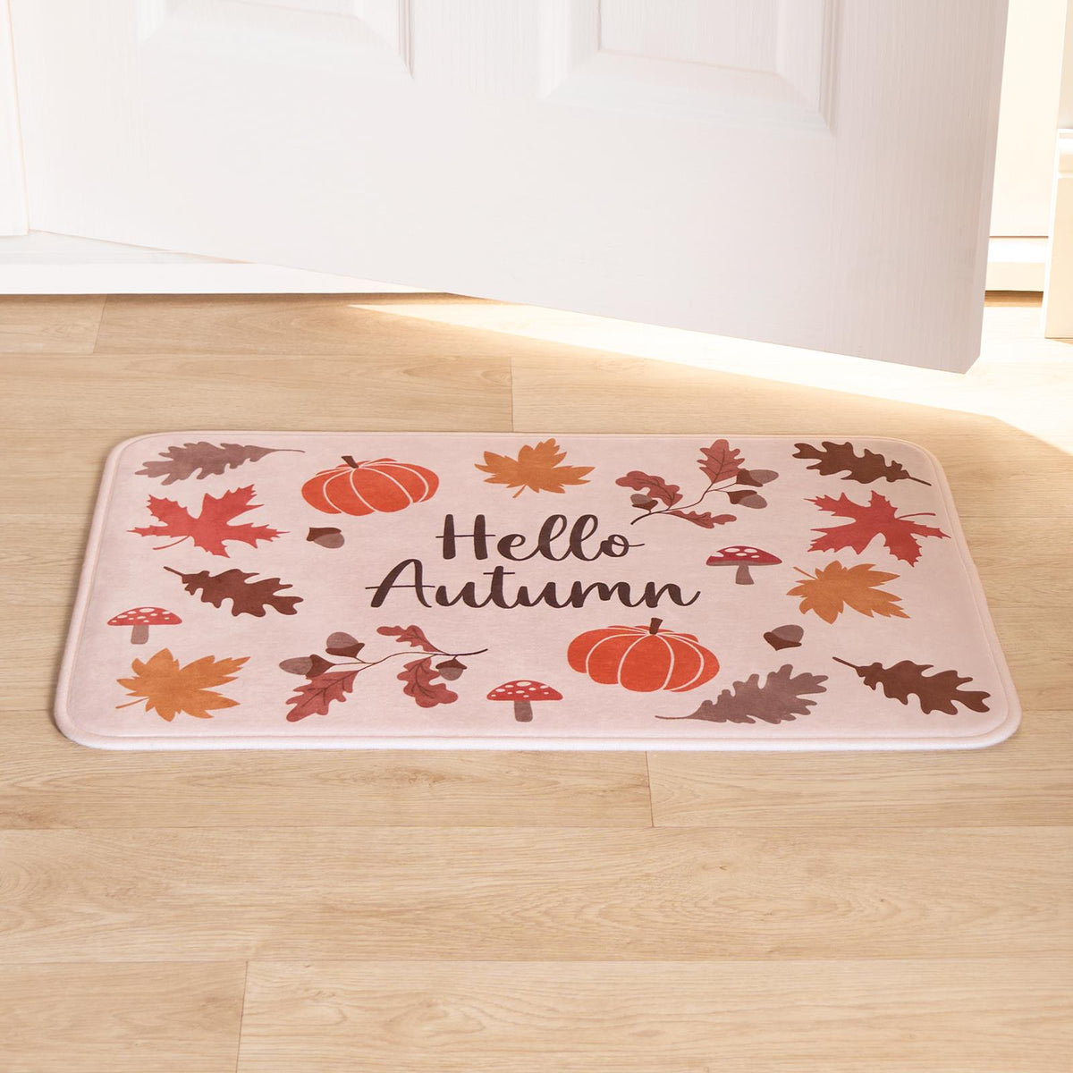 OHS Print Doormat Runner Xmas Festive Decorative Hallway Rug Kitchen Floor Mat