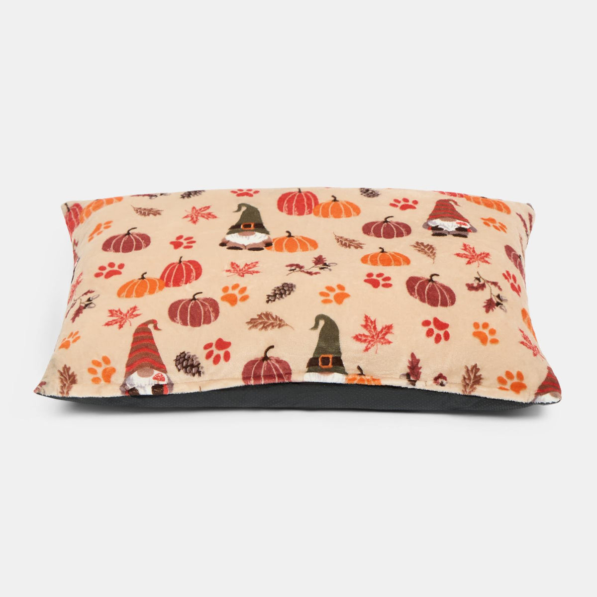 OHS Print Pet Bed Fleece Paw Checks Leopard Stripes Xmas Calming Cushion Dog Cat