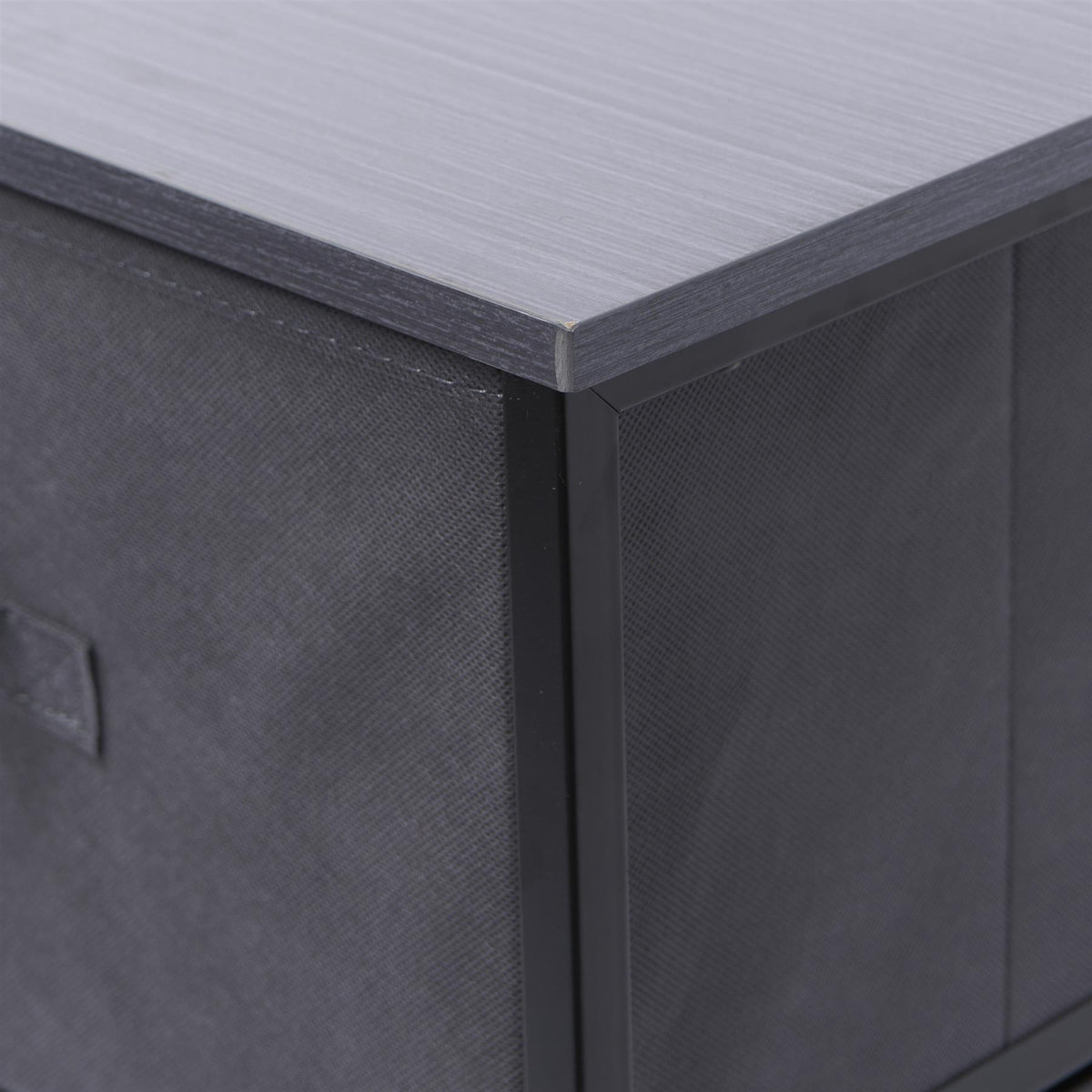 OHS Fabric Cabinet Bedside 2/3/4/5/6 Drawers Storage Unit Clothes Home Organiser