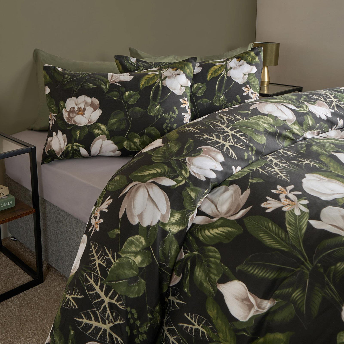 Floral Duvet Cover Quilt Bedding Set Reversible with Pillowcase Double King Size