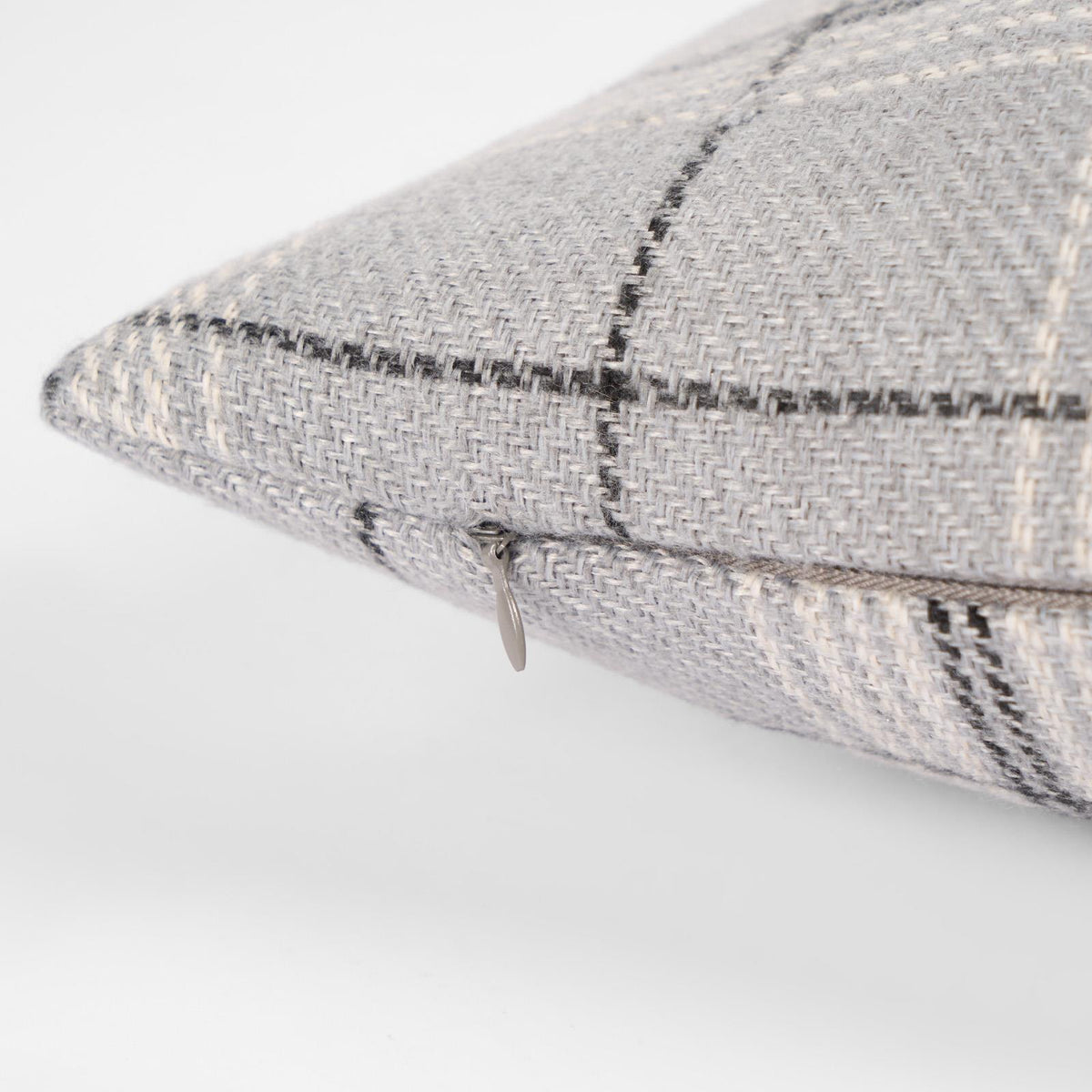 OHS Woven Check Cushion Covers 2 Pack Cases Luxury Home Decor